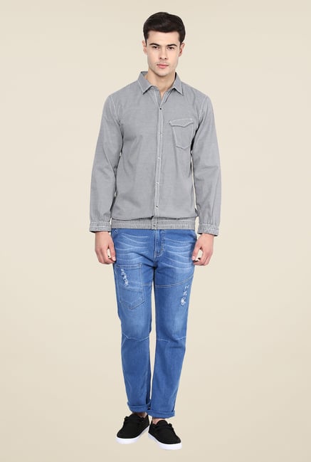 Yepme Black Francis Slim Fit Shirt Yepme Black Francis Slim Fit Shirt