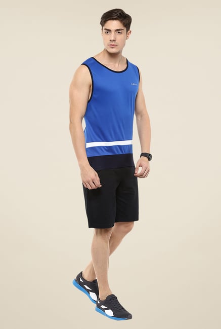 Yepme Blue Grant Muscle T-shirt Yepme Blue Grant Muscle T-shirt