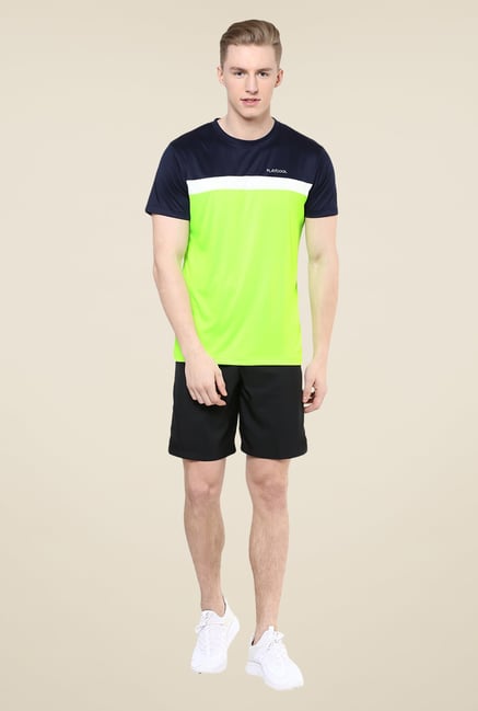 Yepme Green Cyril High Performance Solid T-shirt Yepme Green Cyril High Performance Solid T-shirt