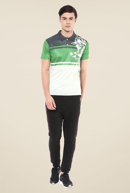 Yepme Multicolor Issac Block Printed Polo T-shirt Yepme Multicolor Issac Block Printed Polo T-shirt