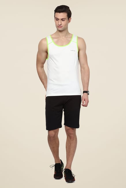 Yepme White Galvin Muscle Vest Yepme White Galvin Muscle Vest