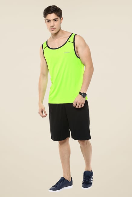 Yepme Green Galvin High Performance Muscle Vest Yepme Green Galvin High Performance Muscle Vest