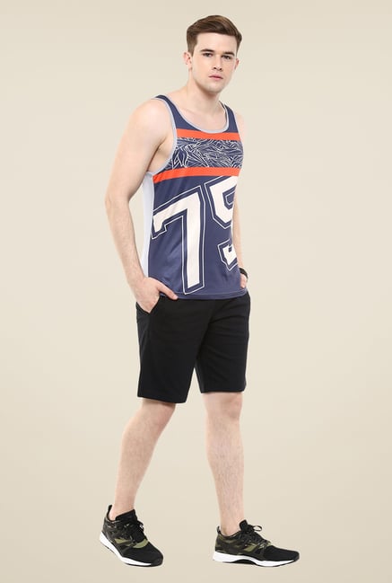 Yepme Navy Arnold Muscle Vest Yepme Navy Arnold Muscle Vest