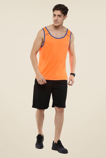 Yepme Orange Galvin Muscle Vest Yepme Orange Galvin Muscle Vest