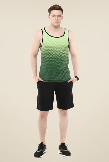 Yepme Green Arnold Faded Chevron Muscle Vest Yepme Green Arnold Faded Chevron Muscle Vest