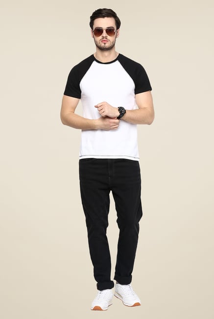 Yepme White Stannis Raglan T-shirt Yepme White Stannis Raglan T-shirt