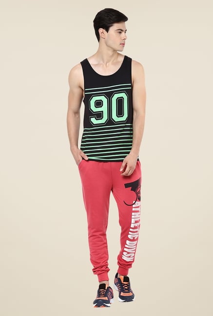 Yepme Black Addison High Performance Muscle Vest Yepme Black Addison High Performance Muscle Vest