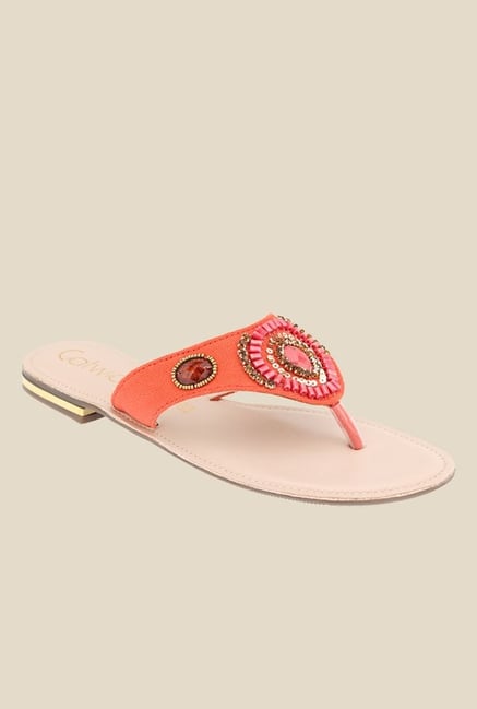 Catwalk Orange Thong Sandals Catwalk Orange Thong Sandals