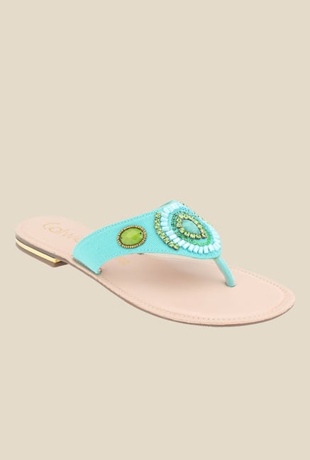Catwalk Turquoise Thong Sandals Catwalk Turquoise Thong Sandals
