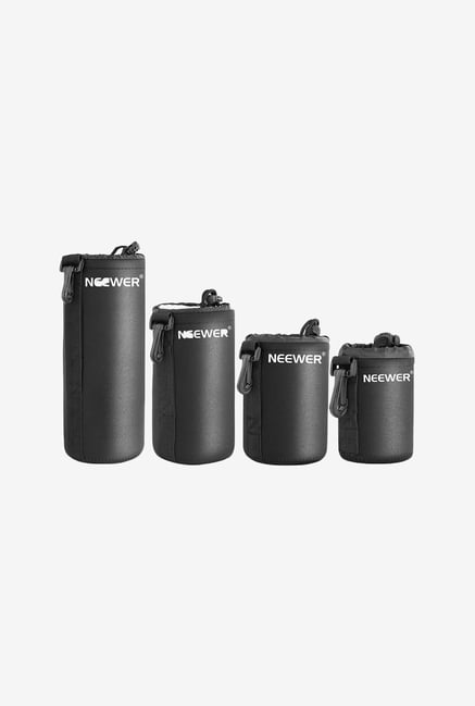 Neewer 4 Size DSLR Camera Lens Pouch Bag (Black) Neewer 4 Size DSLR Camera Lens Pouch Bag (Black)