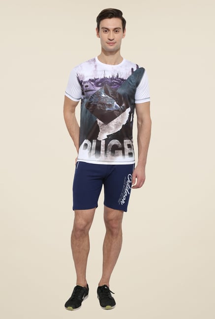 Duke Stardust White Graphic Print T Shirt Duke Stardust White Graphic Print T Shirt