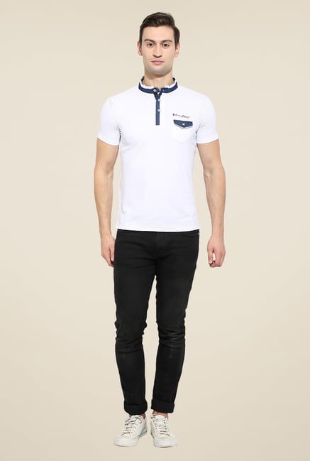 Duke Stardust White Solid T Shirt Duke Stardust White Solid T Shirt