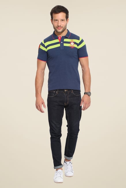 Duke Stardust Navy Solid T Shirt Duke Stardust Navy Solid T Shirt