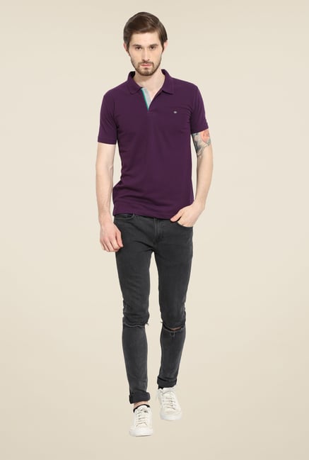 Duke Stardust Purple Solid T Shirt Duke Stardust Purple Solid T Shirt
