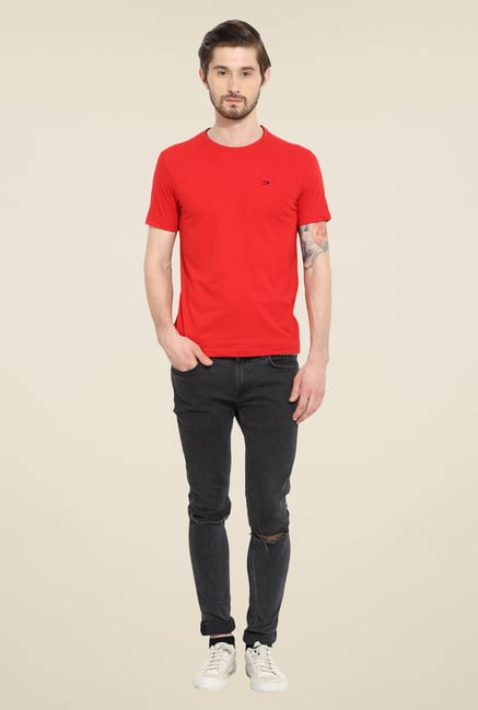 Duke Stardust Red Solid T Shirt Duke Stardust Red Solid T Shirt