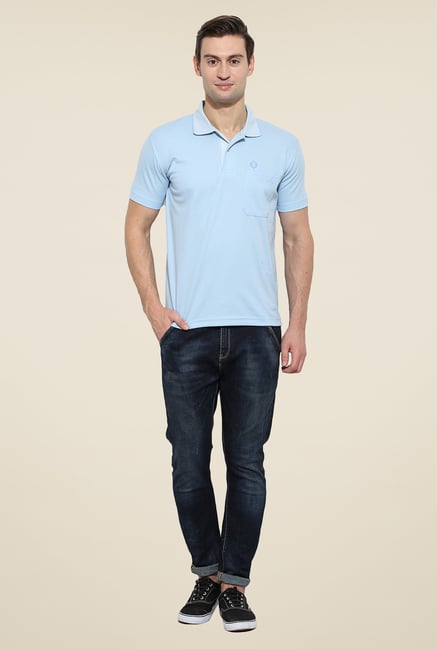 Duke Stardust Sky Blue Solid T Shirt Duke Stardust Sky Blue Solid T Shirt