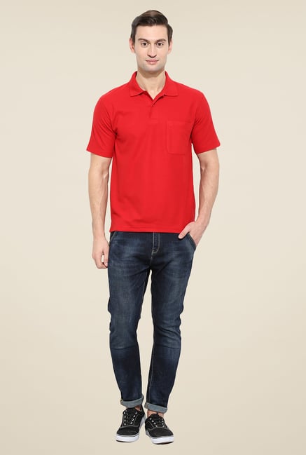 Duke Stardust Red Solid T Shirt Duke Stardust Red Solid T Shirt