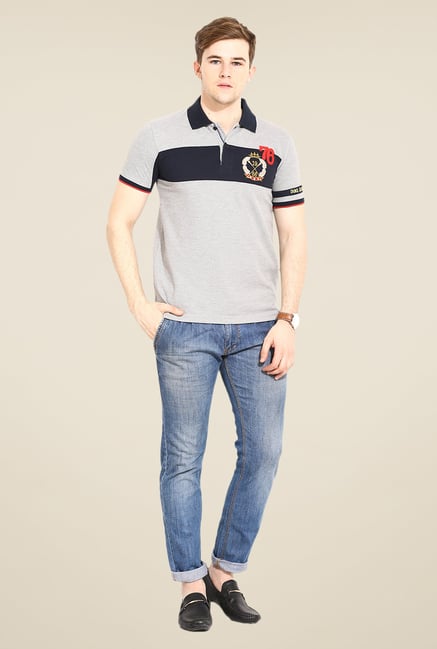 Duke Stardust Grey Solid T Shirt Duke Stardust Grey Solid T Shirt
