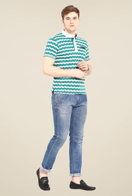 Duke Stardust Teal Printed T Shirt Duke Stardust Teal Printed T Shirt
