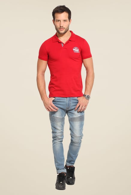 Duke Stardust Red Solid T Shirt Duke Stardust Red Solid T Shirt