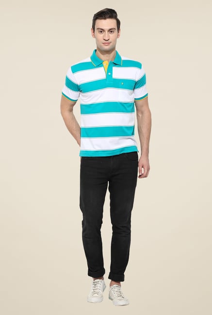 Duke Stardust Blue & White Striped T Shirt Duke Stardust Blue & White Striped T Shirt