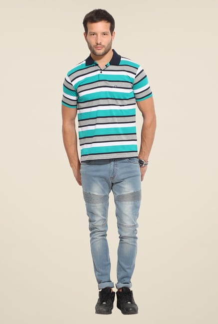 Duke Stardust Blue Striped T Shirt Duke Stardust Blue Striped T Shirt