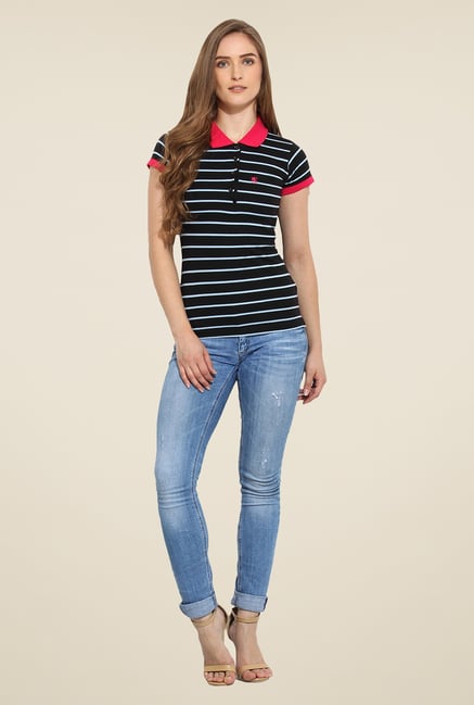Duke Stardust Black Striped T Shirt Duke Stardust Black Striped T Shirt