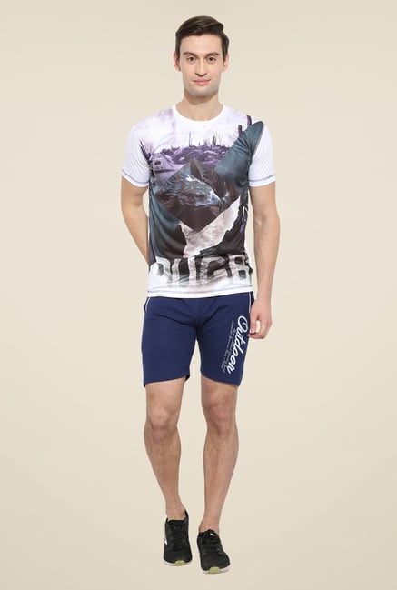 Duke Stardust Blue Solid Shorts Duke Stardust Blue Solid Shorts