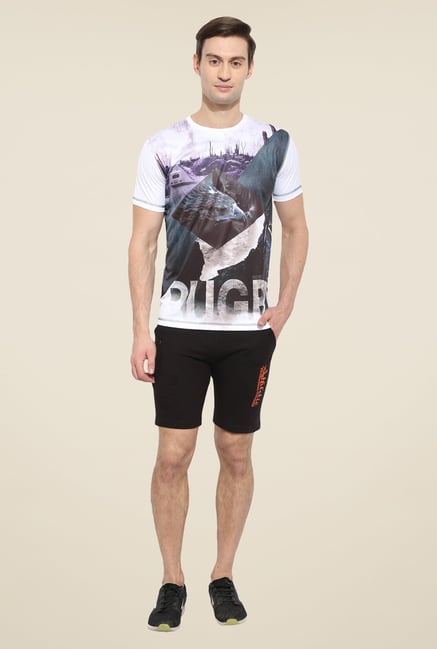 Duke Stardust Black Solid Shorts Duke Stardust Black Solid Shorts