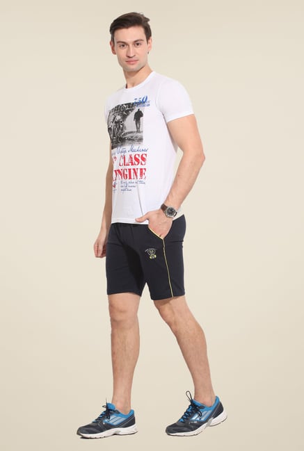 Duke Stardust Navy Solid Shorts Duke Stardust Navy Solid Shorts
