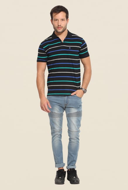 Duke Stardust Black Striped T Shirt Duke Stardust Black Striped T Shirt