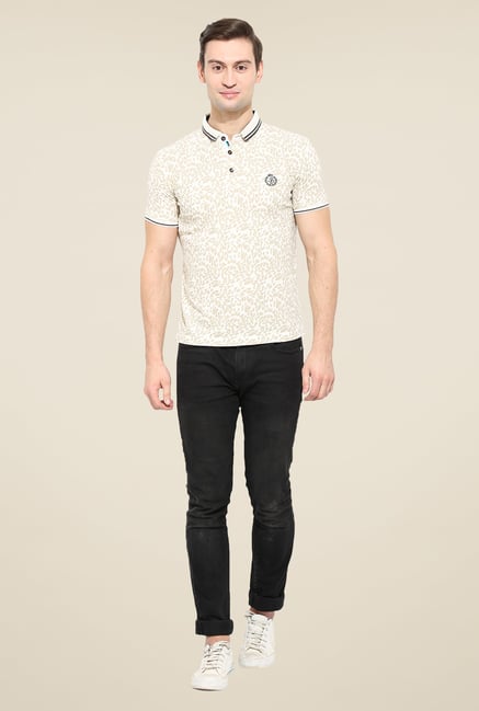Duke Stardust Cream Printed T-shirt Duke Stardust Cream Printed T-shirt