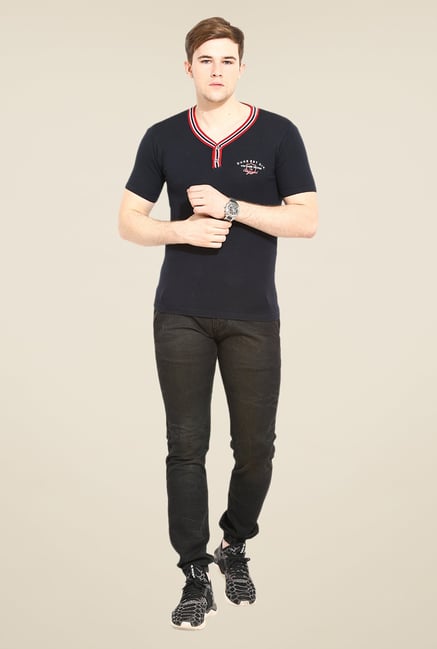 Duke Stardust Navy Solid T-shirt Duke Stardust Navy Solid T-shirt