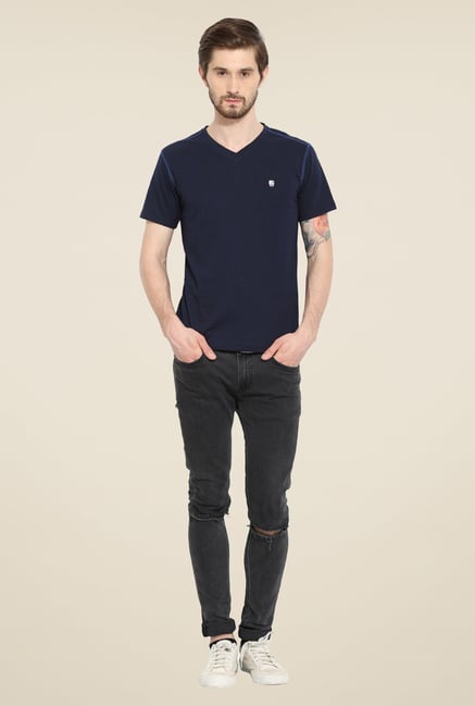Duke Stardust Navy Solid T Shirt Duke Stardust Navy Solid T Shirt