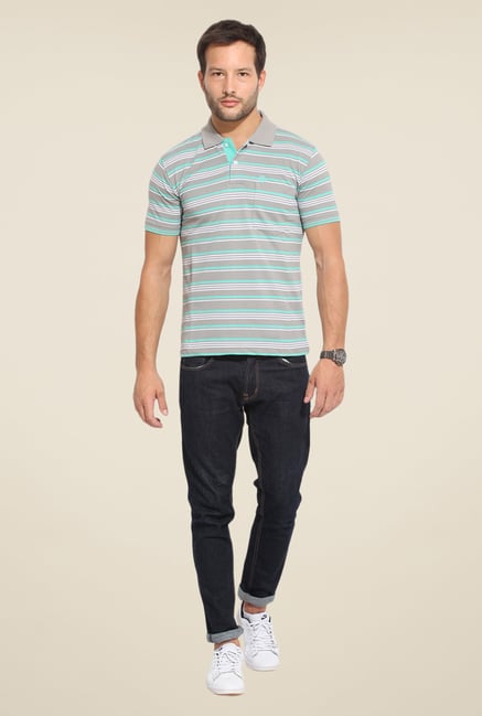 Duke Stardust Grey Striped T-shirt Duke Stardust Grey Striped T-shirt
