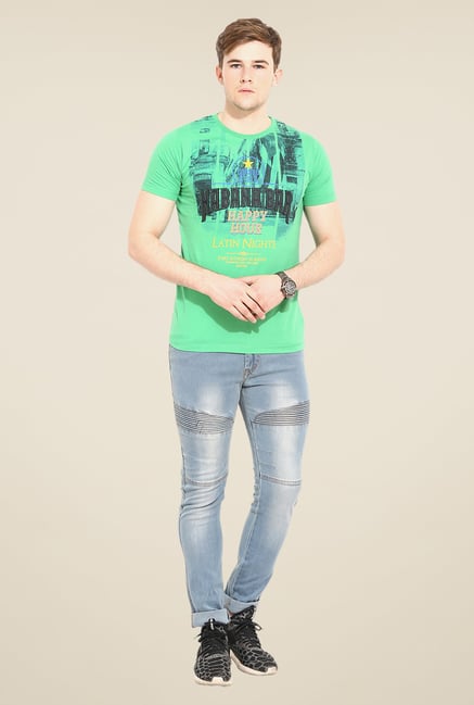 Duke Stardust Green Printed T-shirt Duke Stardust Green Printed T-shirt