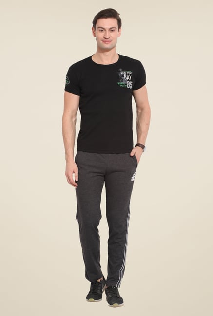 Duke Stardust Grey Solid Track Pant Duke Stardust Grey Solid Track Pant