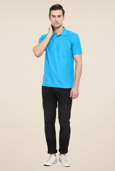 Duke Stardust Blue Solid T Shirt Duke Stardust Blue Solid T Shirt