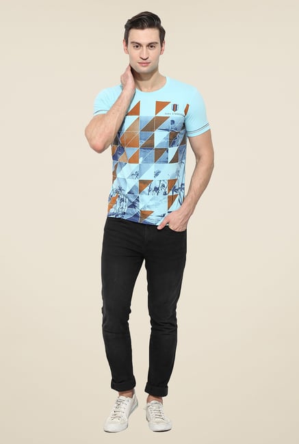 Duke Stardust Blue Printed T Shirt Duke Stardust Blue Printed T Shirt