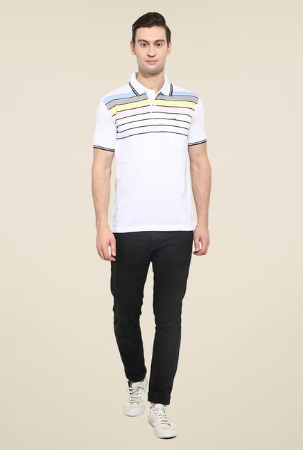 Duke Stardust White Striped T Shirt Duke Stardust White Striped T Shirt