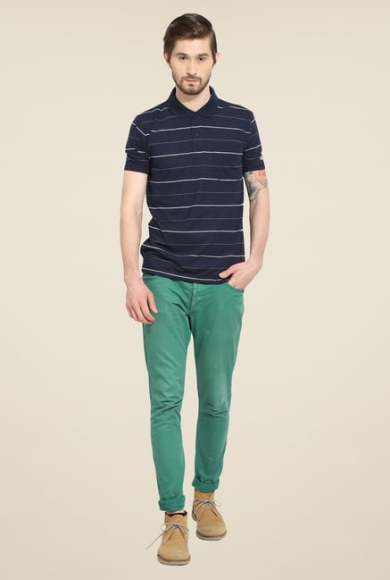 Duke Stardust Navy Striped T Shirt Duke Stardust Navy Striped T Shirt