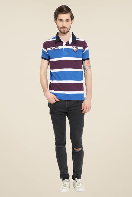 Duke Stardust Multicolor Striped T Shirt Duke Stardust Multicolor Striped T Shirt