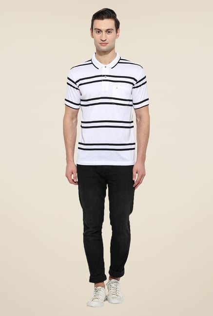 Duke Stardust White Striped T Shirt Duke Stardust White Striped T Shirt