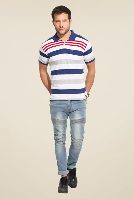 Duke Stardust Multicolor Striped T Shirt Duke Stardust Multicolor Striped T Shirt