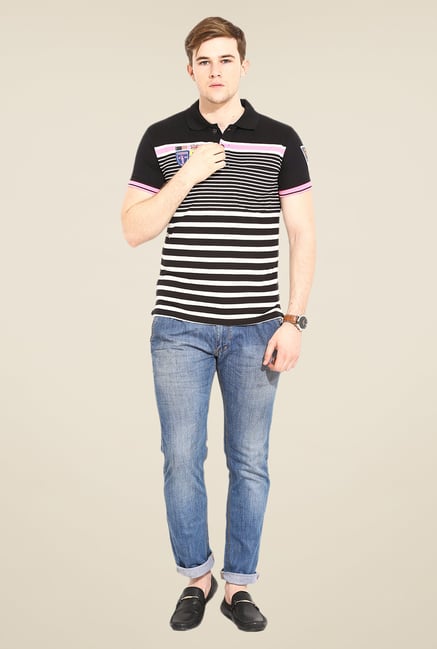 Duke Stardust Black Striped T Shirt Duke Stardust Black Striped T Shirt