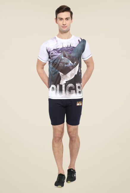 Duke Stardust Navy Solid Shorts Duke Stardust Navy Solid Shorts