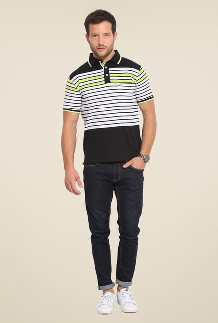 Duke Stardust Black & White Striped T Shirt Duke Stardust Black & White Striped T Shirt