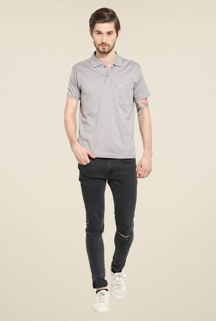 Duke Stardust Grey Solid T-shirt Duke Stardust Grey Solid T-shirt