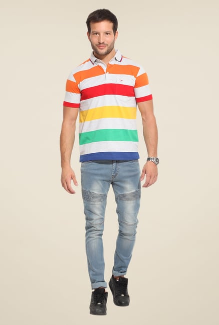 Duke Stardust Multicolor Striped T-shirt Duke Stardust Multicolor Striped T-shirt