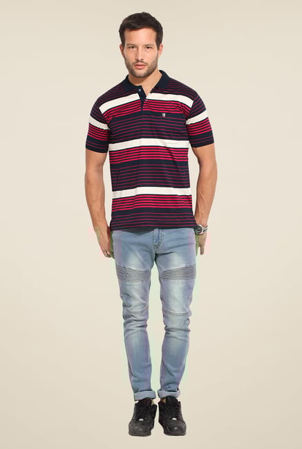 Duke Stardust Navy Striped T-shirt Duke Stardust Navy Striped T-shirt